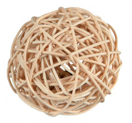 Hračka pre hlodavce Trixie loptička s rolničkou 4cm