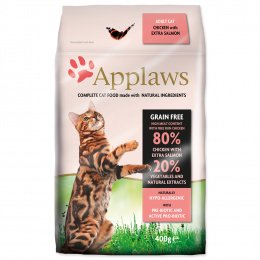 Applaws granuly kura a losos 400 g 