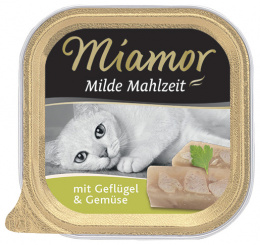 Vanička MIAMOR Milde Mahlzeit hydina + zelenina 100g