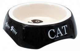 Miska MC potlac Cat cierna 15x15x4,5cm