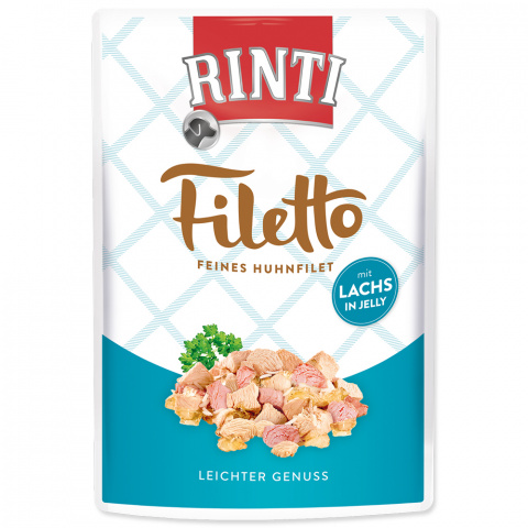 Kaps.Rinti Filetto kura+losos v zele 100g title=