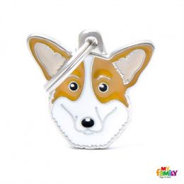 My Family známka gravírovacia welsh corgi cardigan