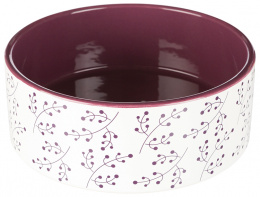 Trixie keramická miska bielo-vínová 20 cm 1,4 l 
