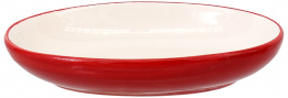 Miska MC keramicka oval potlacena ryba cervena 13x9x2,5cm 0,19l