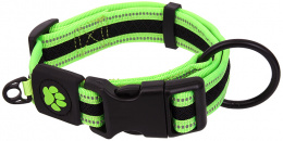 Obojok AD Fluffy M limetka 2,5x33-48cm