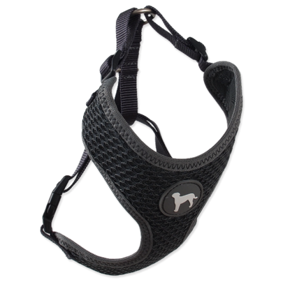 Active dog mellow postroj M 1,5x40-55cm sivý title=