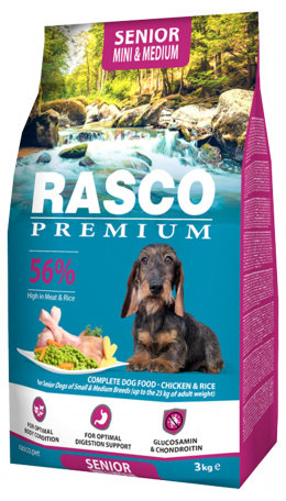Rasco Premium dog granuly Senior Mini and Medium 3 kg