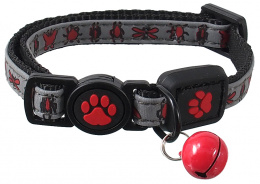 Obojok Active Cat Reflective XXS červený 1x16-22 cm 