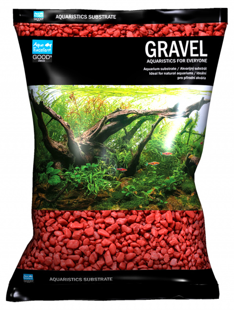 Aqua Excellent piesok 3 - 6 mm 3 kg žiarivo ružový  title=
