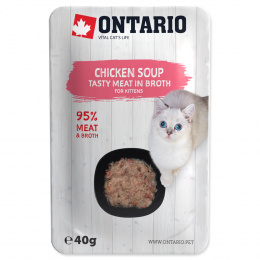 Ontario Kitten Soup Chicken, Carrot &amp; Rice 40g