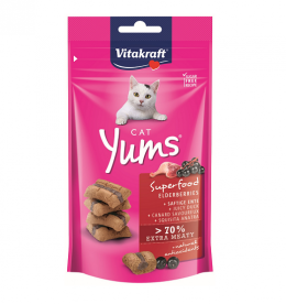 Vitakraft Cat Yums Superfood pochúťka kačka s bazou 40 g 