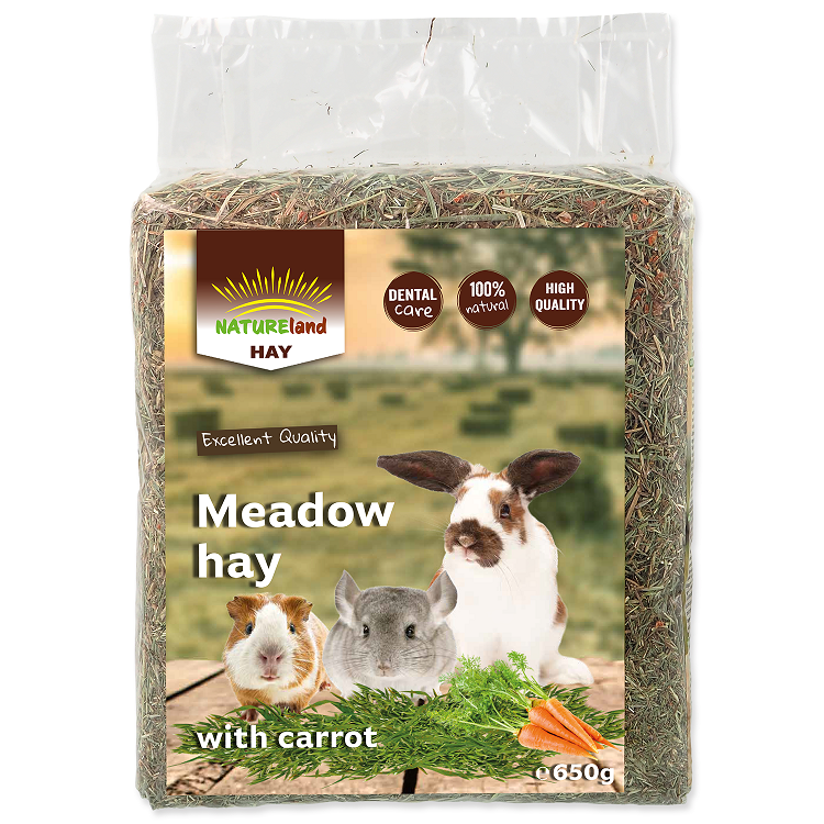 Nature Land Hay seno s mrkvou 650 g Nature Land Hay seno s mrkvou 650 g
