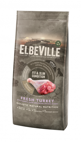 ELBEVILLE granuly Adult All Breeds Fresh Turkey Fit and Slim Condition 11,4kg