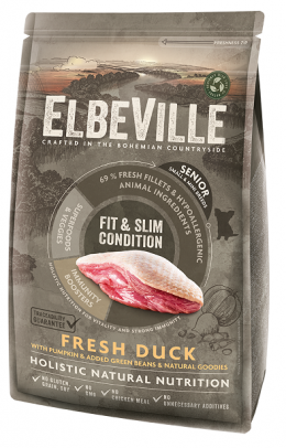 ELBEVILLE  granuly Senior Mini Fresh Duck Fit and Slim Condition 1,4kg