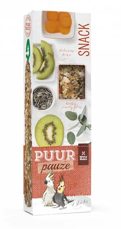 WM PUUR tyčinky pre veľké papagáje kiwi a eukalyptus 140 g 