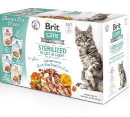 Brit Care kapsička box steril. filety v omáčke 12 x 85 g 