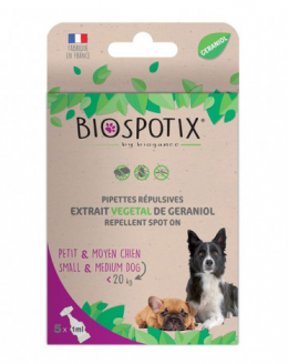 Biog Biospotix Dog spot-on  s repel. účinkom S-M 5x1 ml