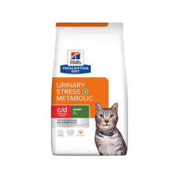 Hill&#039;s Prescription Diet c/d Multicare Stress + Metabolic s kuraťom 8kg