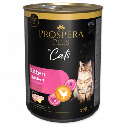 Konzerva Prospera Plus Cat Meta Paté Kitten morka a kura 395 g
