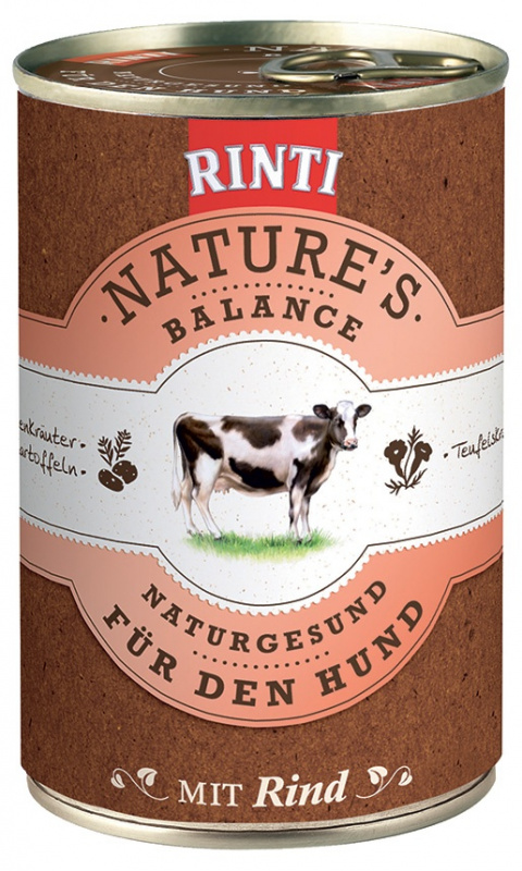 Konzerva RINTI Nature‘s Balance hovězí + brambory + vejce 400g