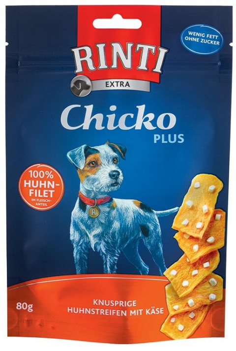 Pochoutka Rinti Extra Chicko kuře+sýr 85g