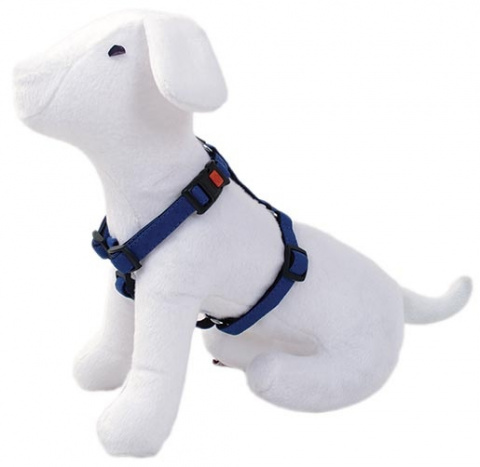 Postroj DOG FANTASY Classic modrý 65 - 100 cm