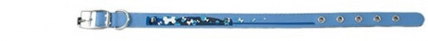 Obojek DOG FANTASY Carton modrý 42cm