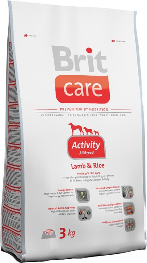 BRIT Care Activity All Breed Lamb &amp; Rice 3kg