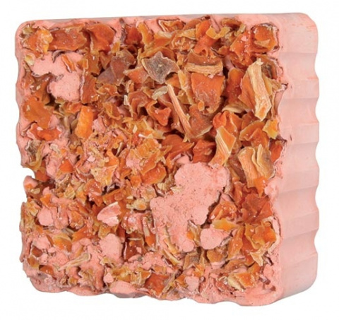 Minerální kámen Trixie pro hlodavce s mrkví 75g title=