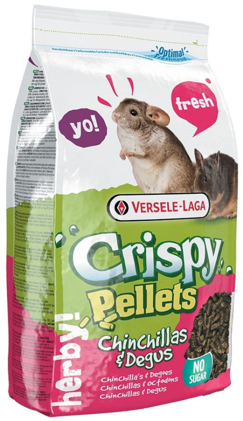 Krmivo VERSELE-LAGA Crispy pelety pro činčily a osmáky 1kg