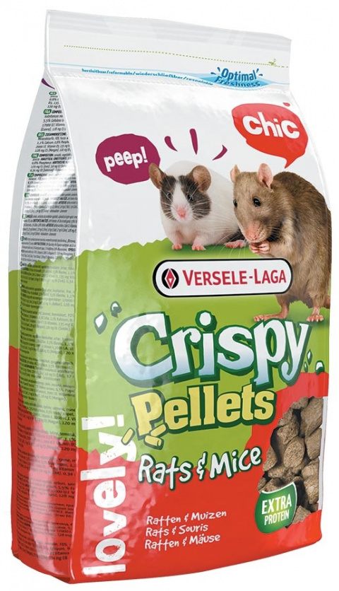 Krmivo VERSELE-LAGA Crispy pelety pro potkany a myši 1kg