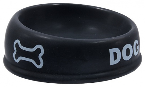 Miska DOG FANTASY keramická černá 15 cm