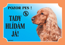 Tabulka Dafiko anglický kokršpaněl zlatý