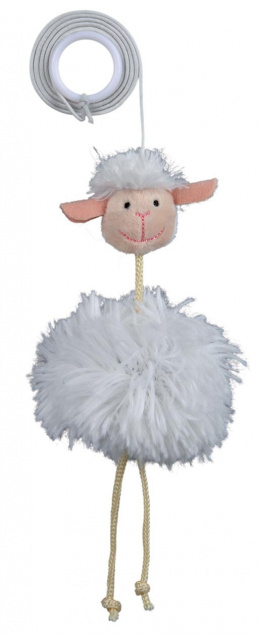 Hračka pro kočky Trixie ovce na gumičce 20cm