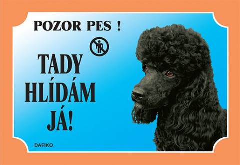 Tabulka DAFIKO pudl černý