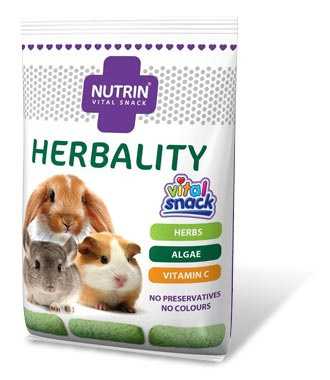 NUTRIN Vital Snack HERBALITY (pro králíky, morčata, činčily a osmáky) 100g title=
