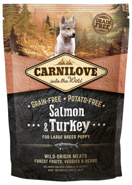 Carnilove Salmon &amp; Turkey for Large Breed Puppy 1,5kg