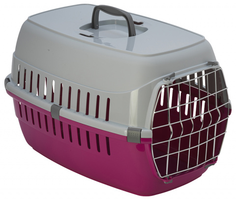 Přepravka Dog Fantasy Carrier 58cm růžová