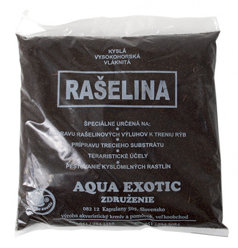 Náplň rašelina vláknitá AQUA EXOTIC 150g title=