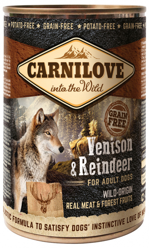 Konzerva Carnilove Wild Meat Venison &amp; Reindeer 400g title=