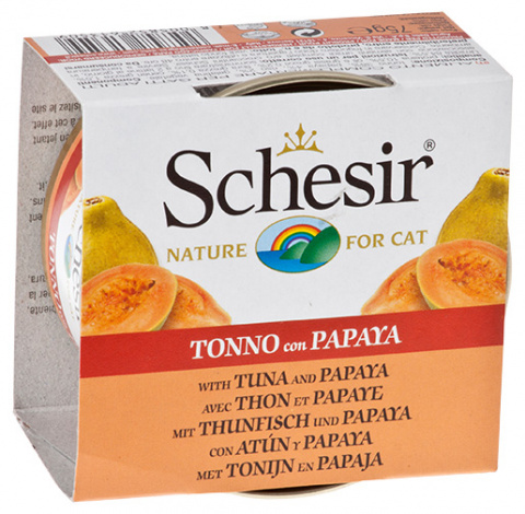 Konzerva SCHESIR Fruit tuňák+papaja 75g