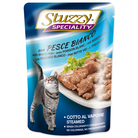 Kapsička STUZZY Speciality bílá ryba 100g