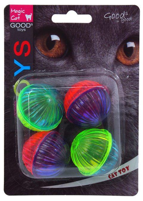 Hračka MAGIC CAT míček lesklý plastový chrastící 3,75cm title=