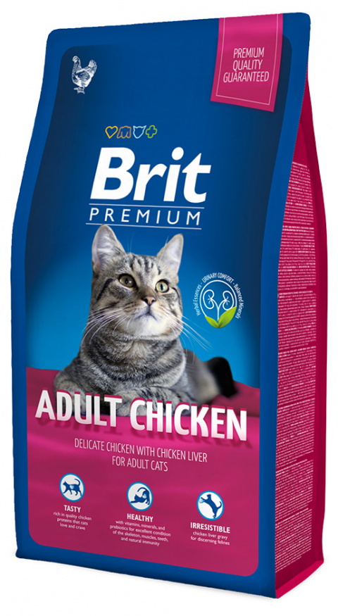 BRIT Premium Cat Adult Chicken 8kg title=