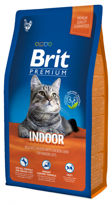BRIT Premium Cat Indoor 8kg title=