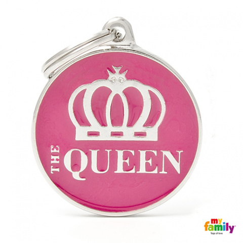Známka My Family Charms popis THE QUEEN title=
