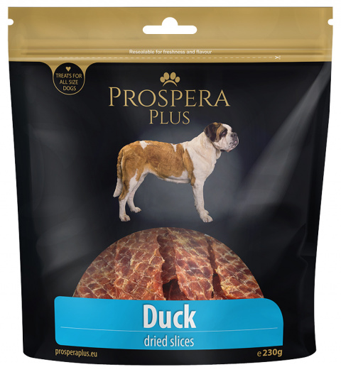 Pochoutka Prospera Plus plátky kachního masa 230g title=