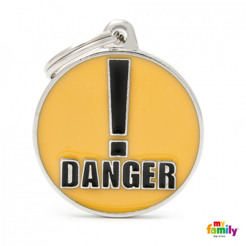 Známka My Family Charms DANGER title=
