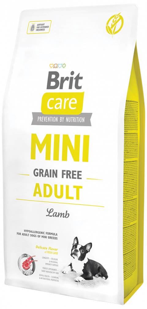 Brit Care Mini Grain Free Adult Lamb 7kg title=