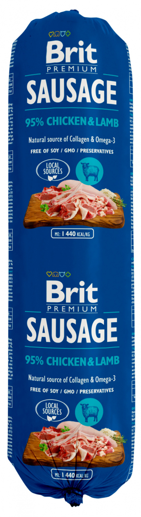 Salám Brit Sausage Chicken &amp; Lamb 800g title=